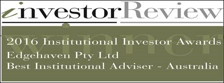 investor review 2016 award